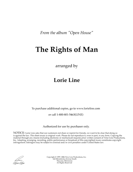 The Rights Of Man Sheet Music