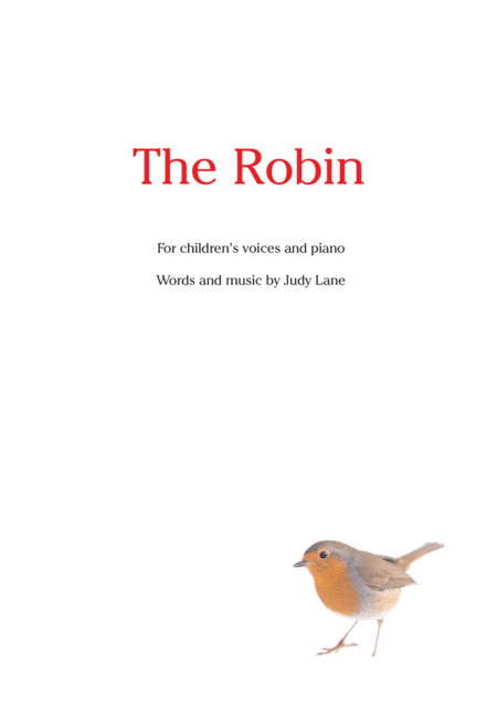 Free Sheet Music The Robin Delightful Music For Children To Sing