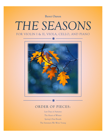 Free Sheet Music The Seasons String Quartet Piano