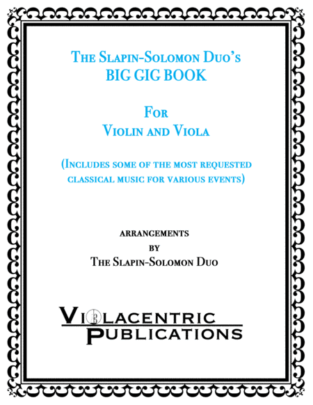 Free Sheet Music The Slapin Solomon Duos Big Gig Book For Violin And Viola