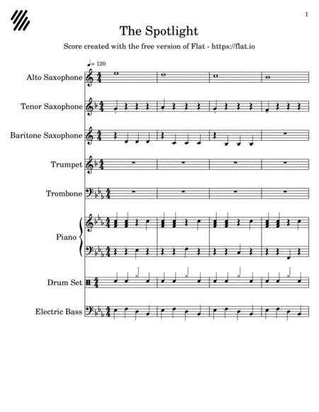 Free Sheet Music The Spotlight