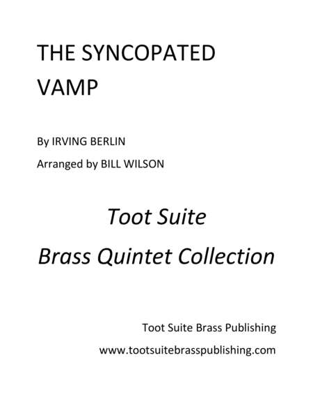 The Syncopated Vamp Sheet Music