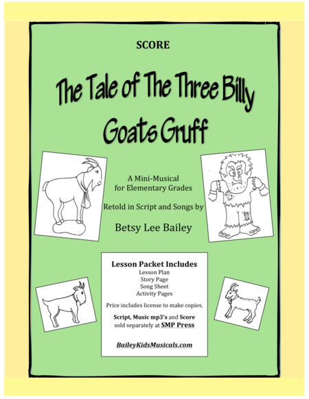 The Tale Of The Three Billy Goats Gruff Score Sheet Music