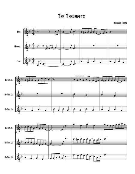 The Thrumpets Theme Sheet Music