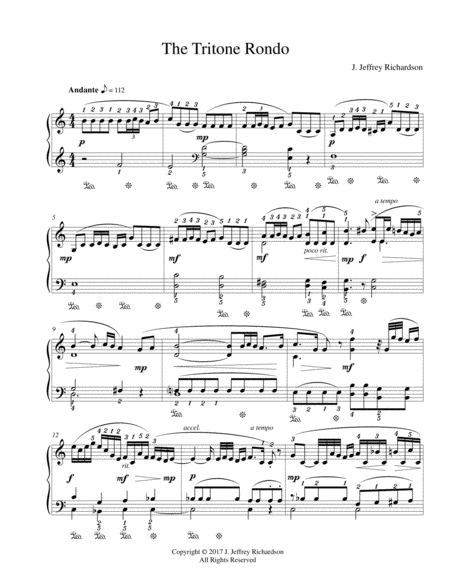 Free Sheet Music The Tritone Rondo