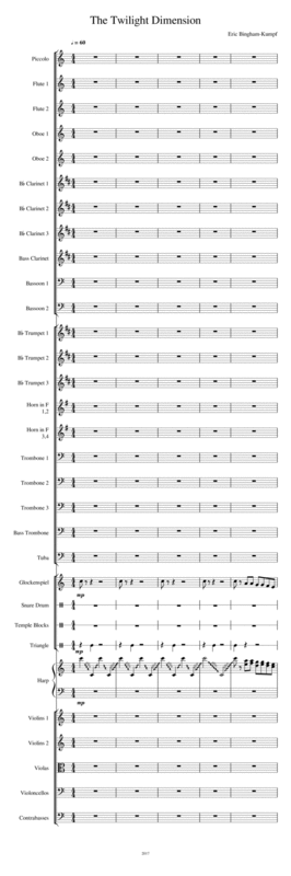 The Twilight Dimension Sheet Music