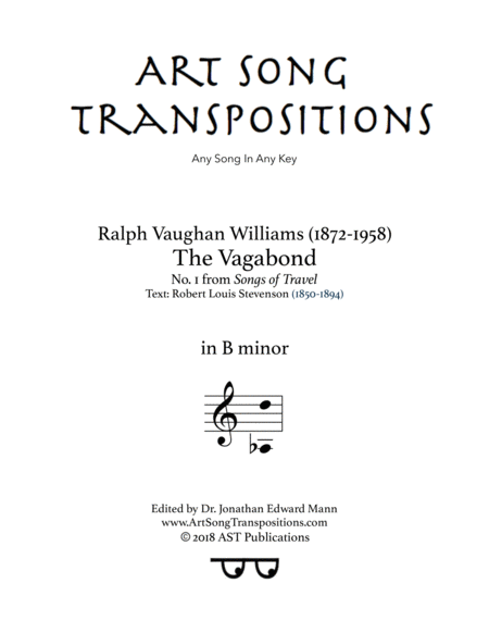 The Vagabond B Minor Sheet Music