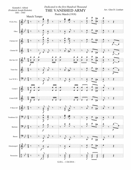 The Vanished Army Sheet Music