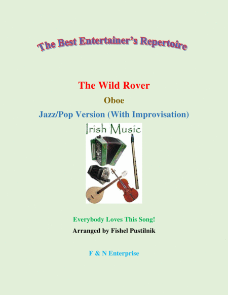 Free Sheet Music The Wild Rover For Oboe With Background Track Jazz Pop Version With Improvisation