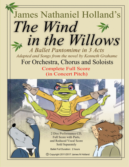 The Wind In The Willows A Ballet Pantomime In Three Acts Full Score Sheet Music