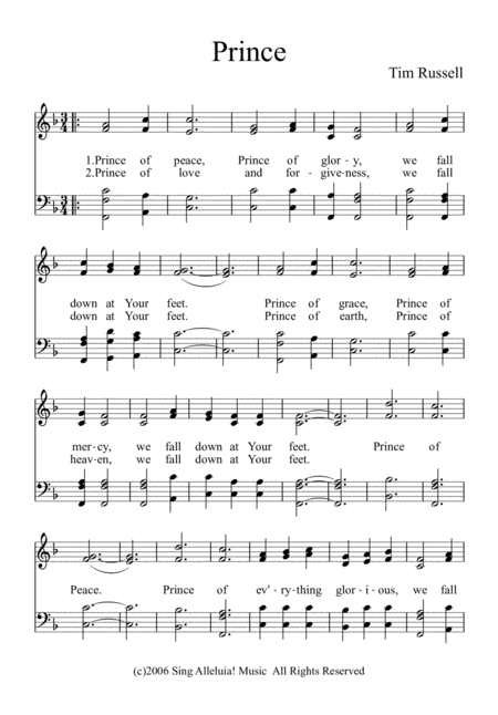 Thee We Adore A New Tune To A Wonderful Isaac Watts Hymn Sheet Music