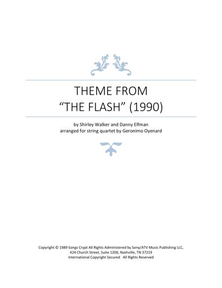 Free Sheet Music Theme From Tvs The Flash 1990