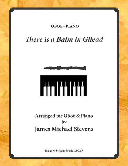 There Is A Balm In Gilead Oboe Piano Sheet Music