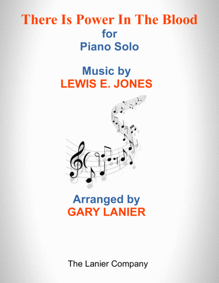 Free Sheet Music There Is Power In The Blood For Piano Solo
