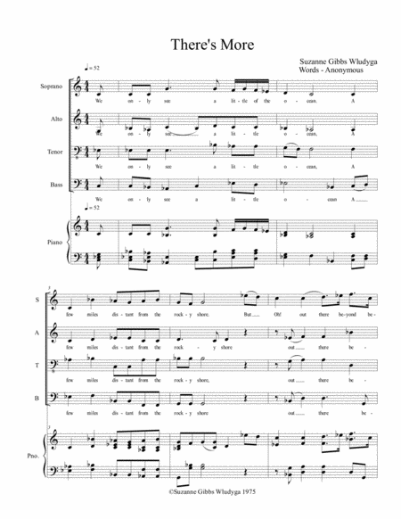Free Sheet Music Theres More