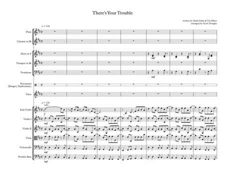 Theres Your Trouble Sheet Music