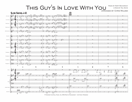 Free Sheet Music This Guys In Love With You
