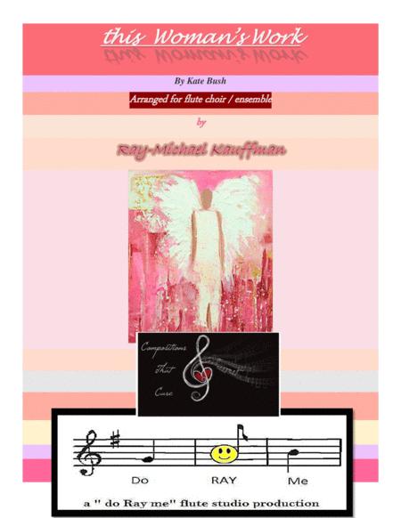 This Woman Work For Flute Choir Ensemble All Proceeds Go To Breast Cancer Charity Sheet Music