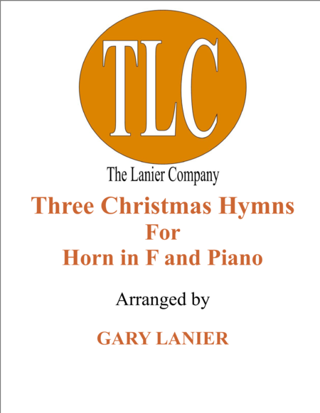 Free Sheet Music Three Christmas Hymns Duets For Horn In F Piano