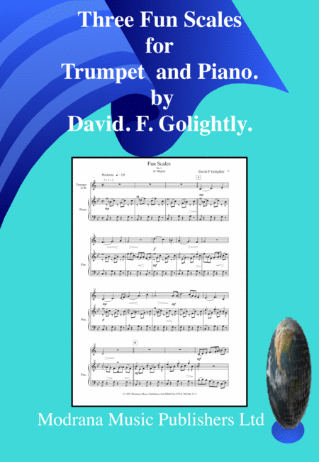 Free Sheet Music Three Fun Scales For Trumpet And Piano