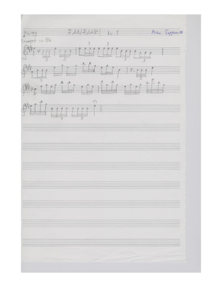 Free Sheet Music Three Little Fanfares For Trumpet Solo