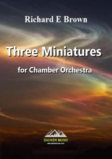 Three Miniatures For Chamber Orchestra Sheet Music