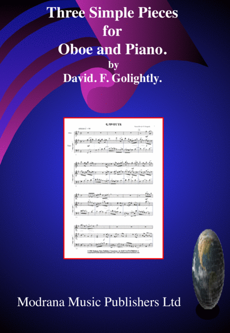 Three Simple Pieces For Oboe And Piano Sheet Music