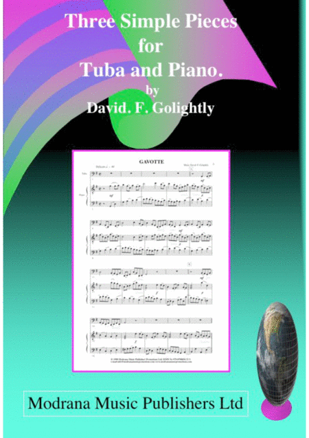 Three Simple Pieces For Tuba And Piano Sheet Music