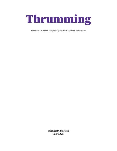 Free Sheet Music Thrumming