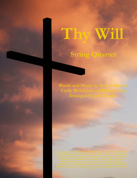 Thy Will Sheet Music