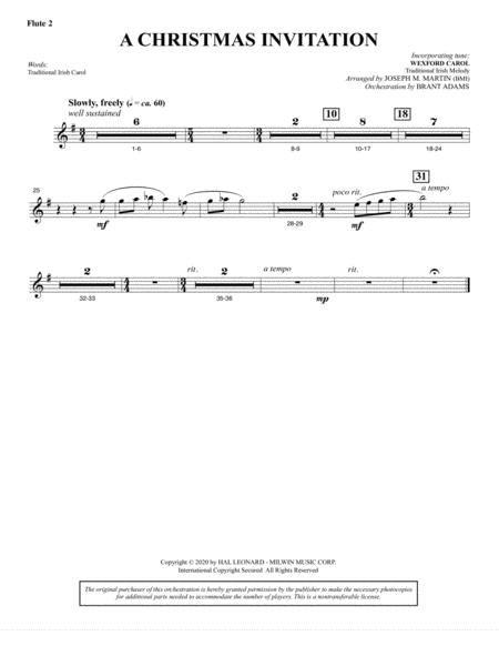 Free Sheet Music Tidings Of Joy A Celtic Christmas Celebration Full Orchestra Flute 2 Piccolo