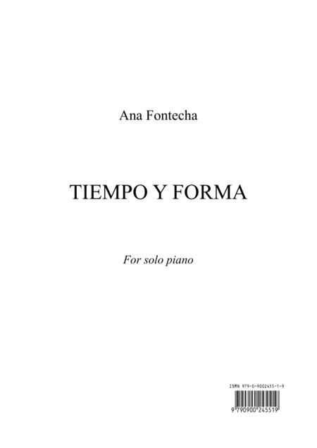 Tiempo Y Forma Sheet Music