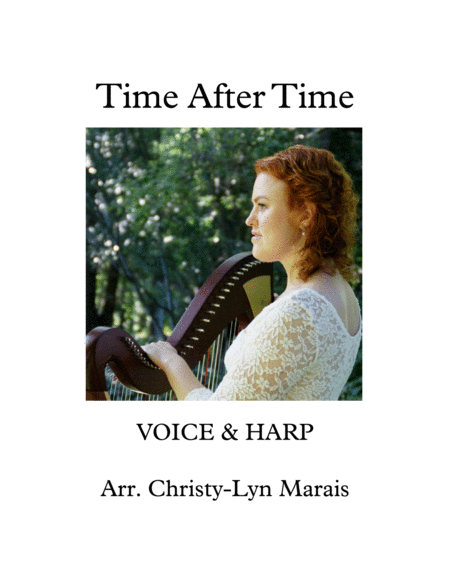 Time After Time Harp Voice C Major Sheet Music