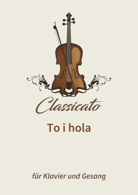 Free Sheet Music To I Hola