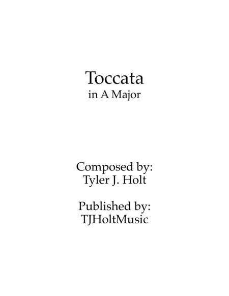 Tocatta In A Major Op 22 Sheet Music