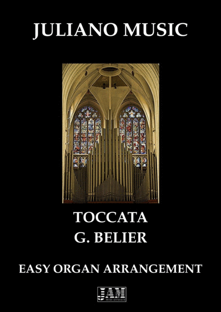 Toccata Easy Organ C Version G Belier Sheet Music