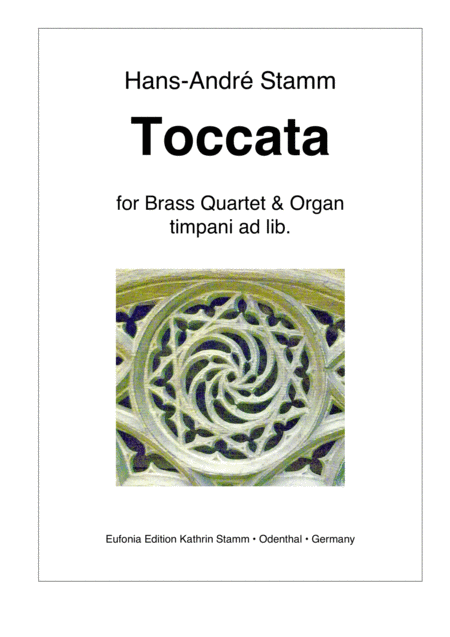 Toccata For Brass Quartet Organ Timpani Ad Lib Sheet Music