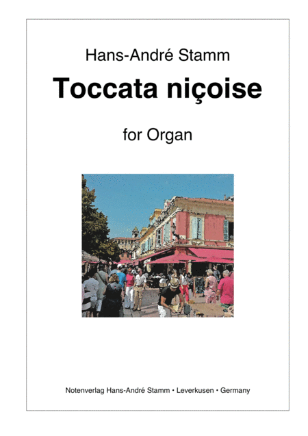 Free Sheet Music Toccata Nicoise