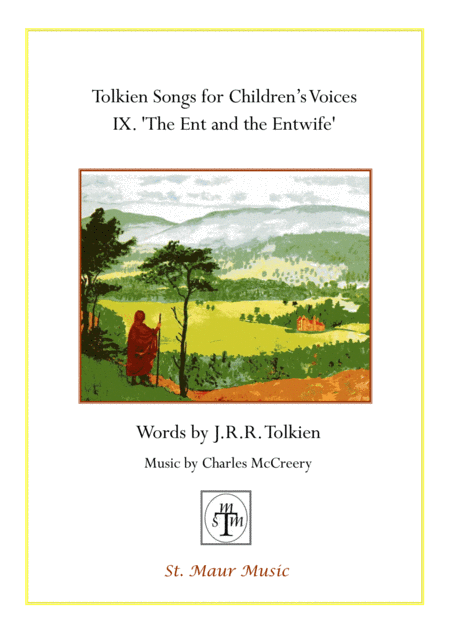 Free Sheet Music Tolkien Song The Ent And The Entwife