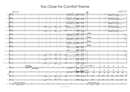 Too Close For Comfort Theme Big Band Sheet Music