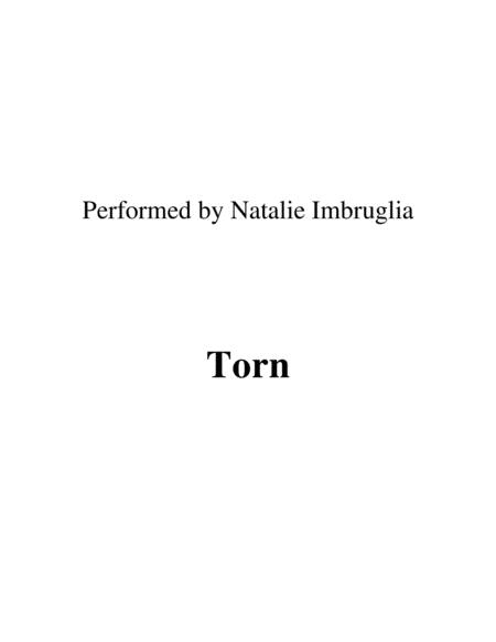 Torn Performed By Natalie Imbruglia Sheet Music