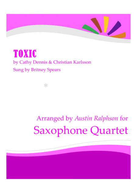 Toxic Sax Quartet Sheet Music