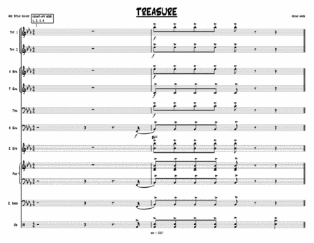 Treasure Pro Combo With 6 Horns Sheet Music