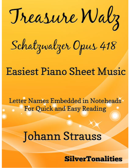 Free Sheet Music Treasure Waltz Opus 418 Easiest Piano Sheet Music