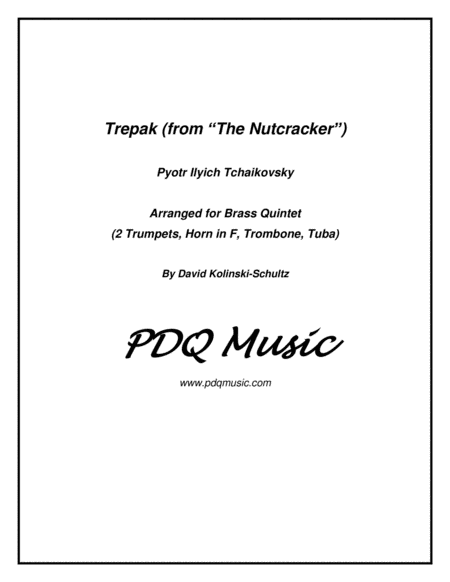 Trepak Russian Dance From The Nutcracker Sheet Music