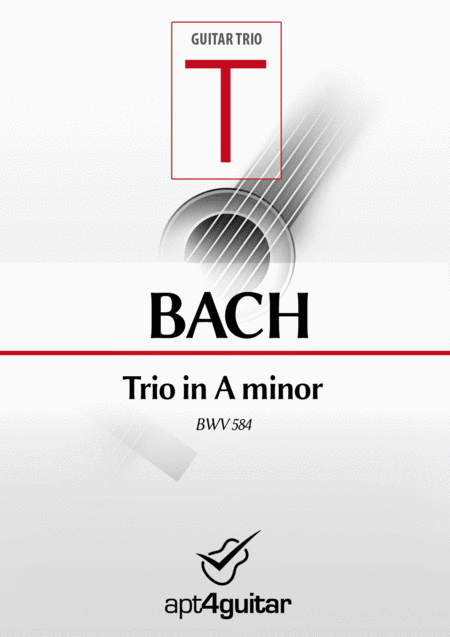 Trio Bwv 584 Sheet Music