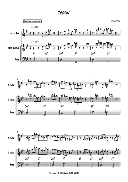 Trippin Sheet Music