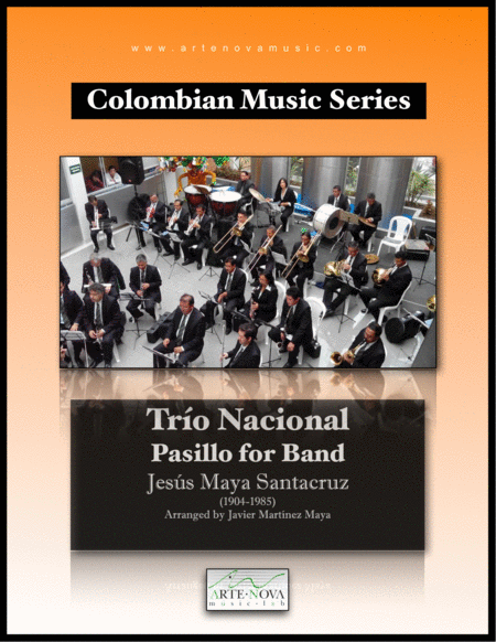 Tro Nacional Pasillo For Concert Band Sheet Music