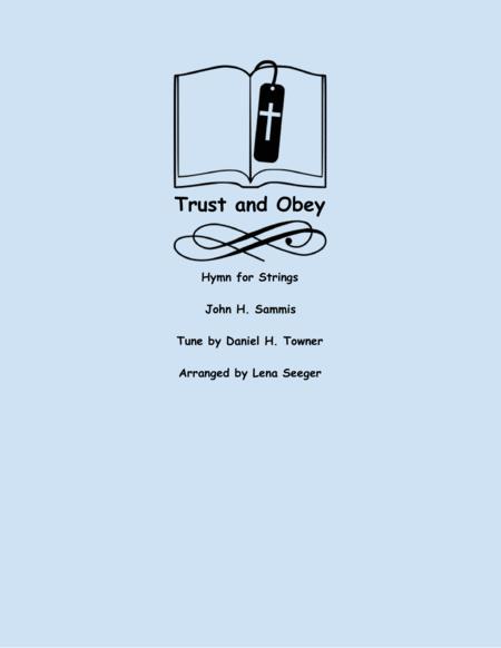 Trust And Obey String Trio Sheet Music