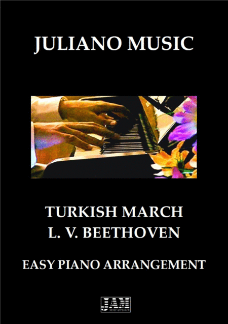 Free Sheet Music Turkish March Easy Piano C Version L V Beethoven